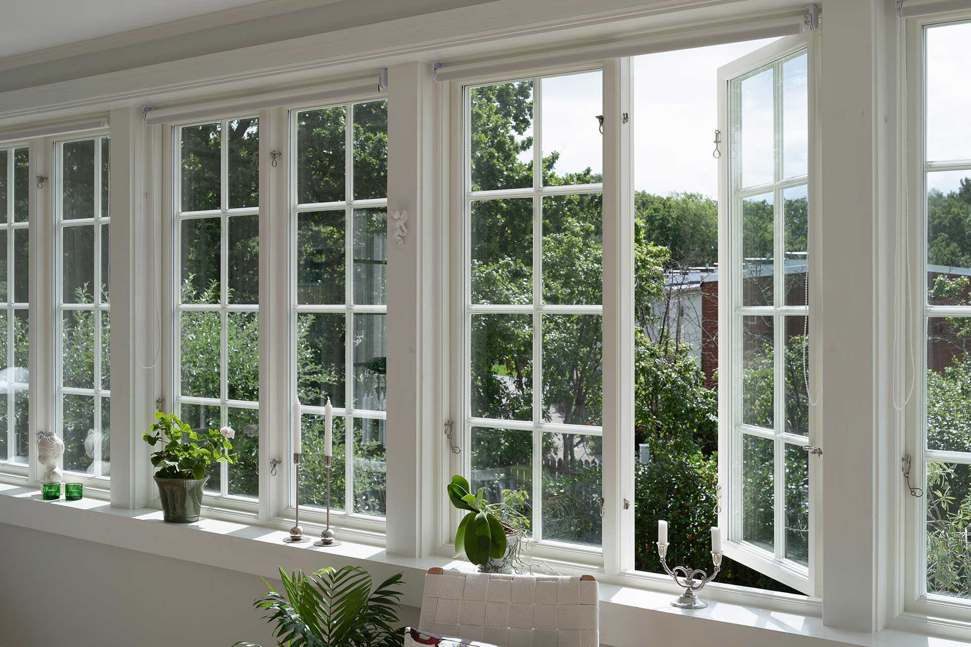 Fönster, veranda, uterum